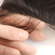 将图片加载到图库查看器，Msmerry Swiss Transparent Lace Body Wave 4*4 Natural Black Hair Closure
